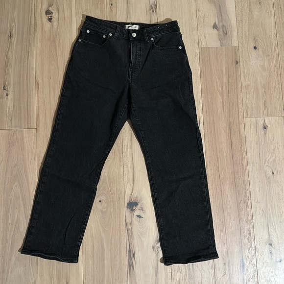 Madewell Denim - Madewell Curvy ‘90s Straight | Black | Size 29P